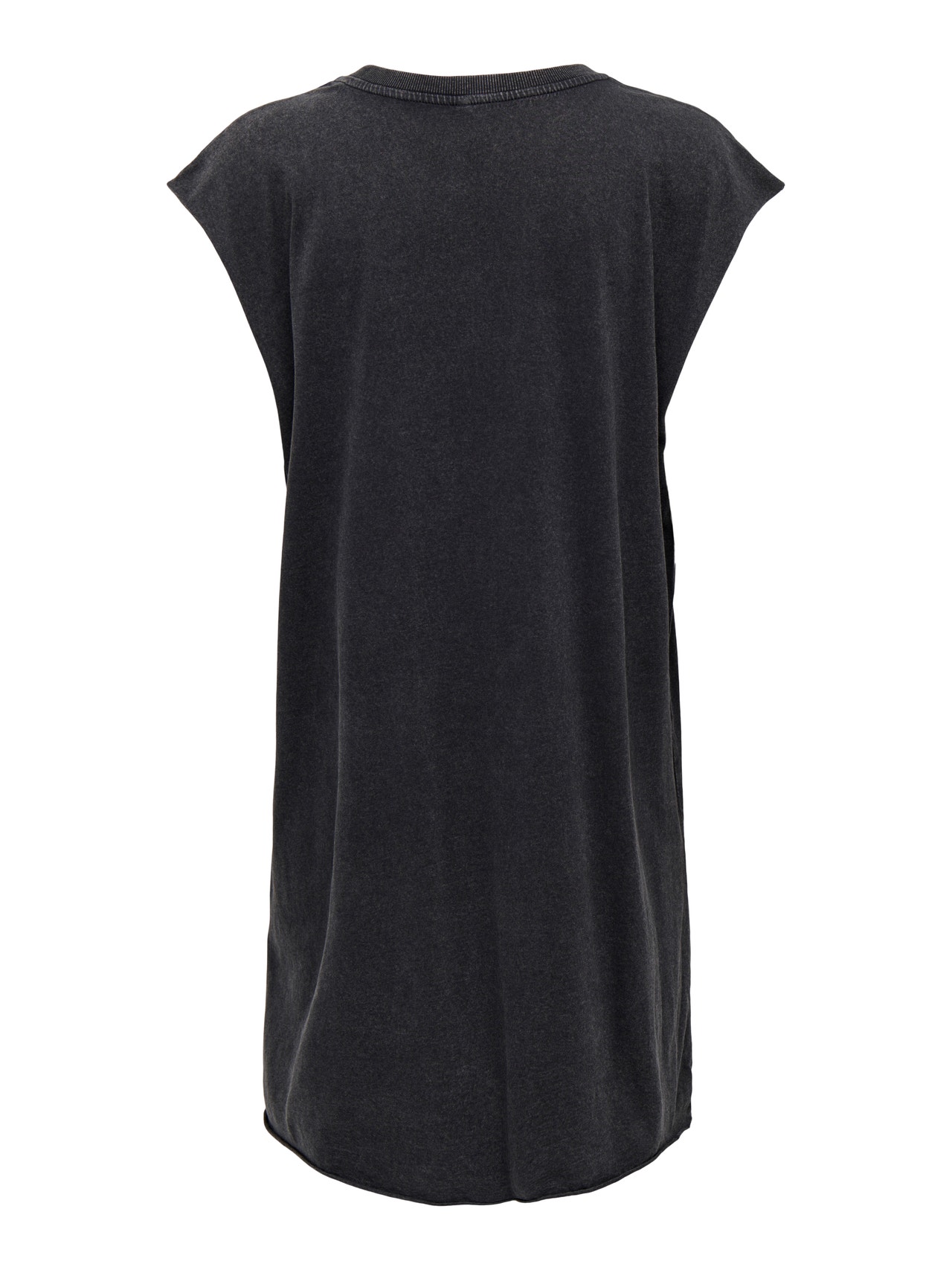 ONLY Mini kjole med o-hals -Black - 15296868