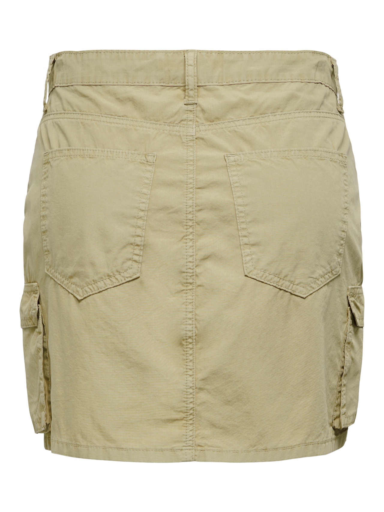 ONLY Mid waist Short skirt -Cornstalk - 15296878