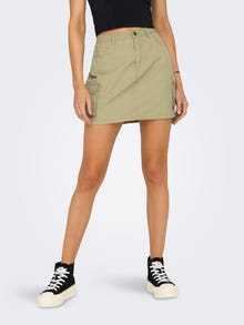 ONLY Mini Cargo detailed skirt -Cornstalk - 15296878