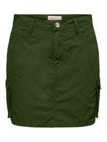 ONLY Mittlere Taille Kurzer Rock -Rifle Green - 15296878