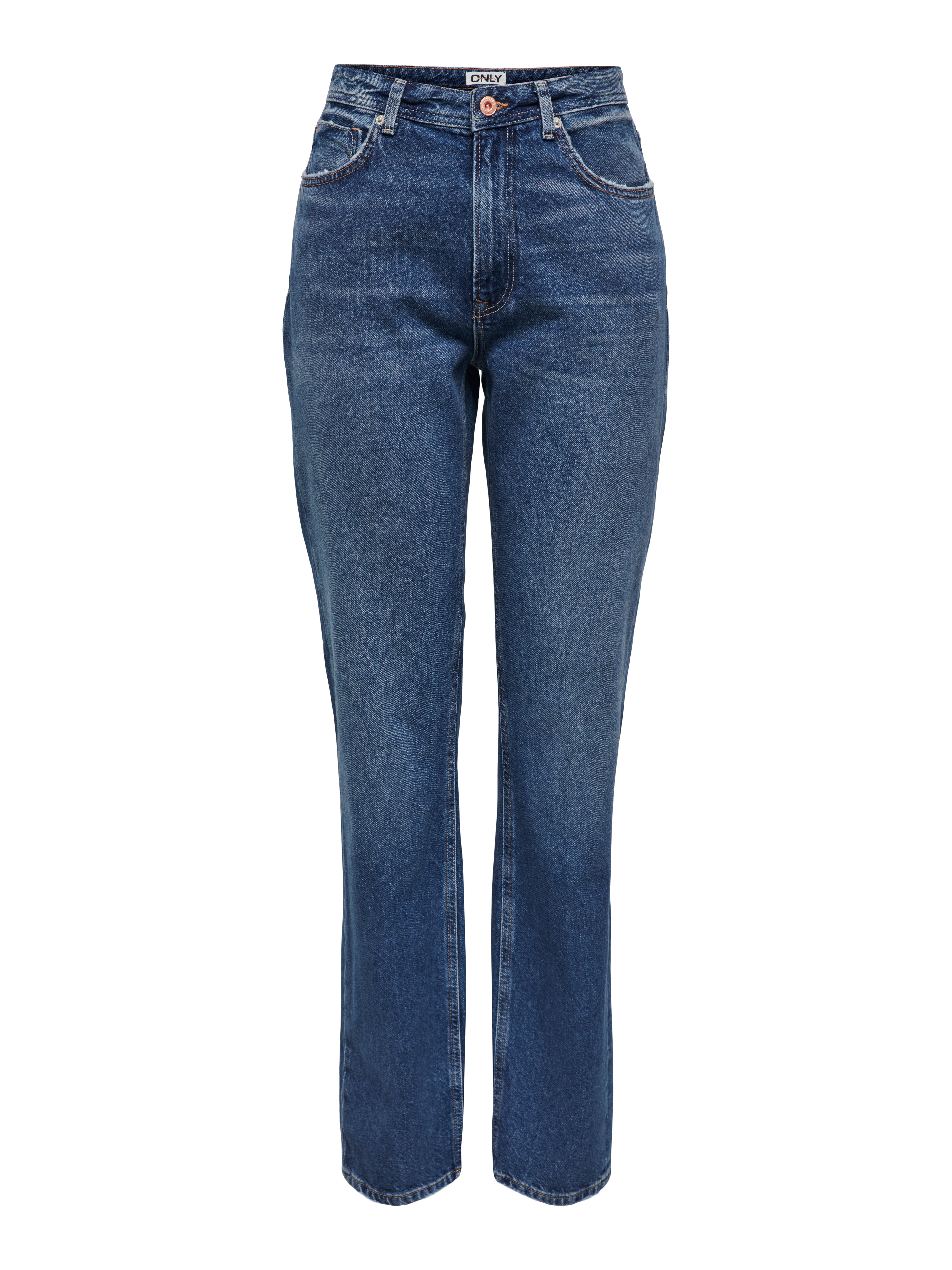 ONLJACI Mid waist Straight Fit Jeans | Medium Blue | ONLY®