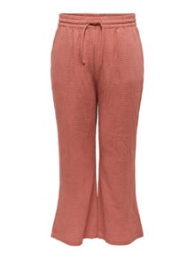 ONLY Pantalons Loose Fit Fentes latérales -Canyon Rose - 15296932