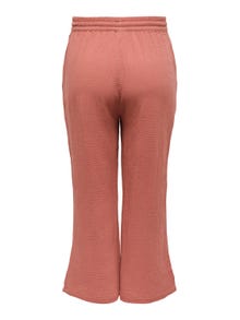 ONLY Curvy flared bomuldsbukser -Canyon Rose - 15296932