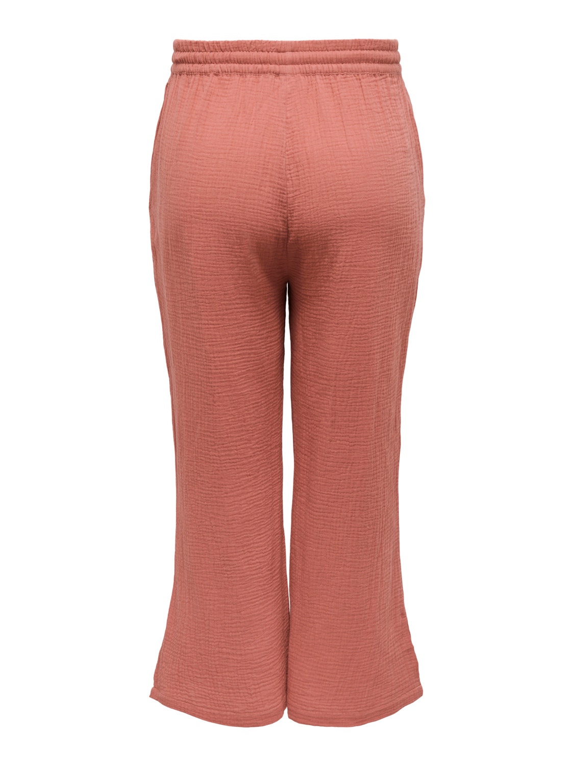 ONLY Curvy flared cotton trousers -Canyon Rose - 15296932