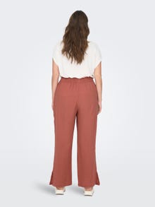 ONLY Pantalons Loose Fit Fentes latérales -Canyon Rose - 15296932