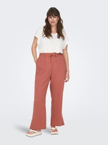 ONLY Pantalones Corte loose Aberturas laterales -Canyon Rose - 15296932