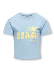 ONLY T-shirts Regular Fit Col rond -Clear Sky - 15296965
