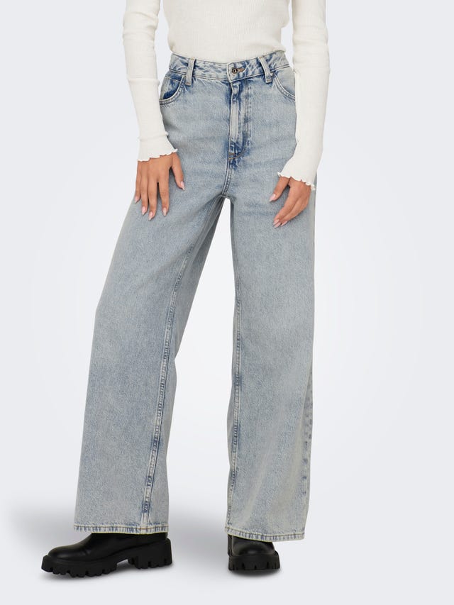 ONLY Jeans Wide Leg Fit Vita bassa - 15296977
