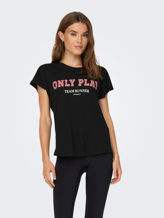 ONLY T-shirts Loose Fit Col rond - 15297020