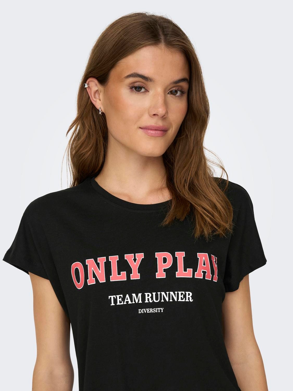 ONLY Training t-shirt with print -Black - 15297020