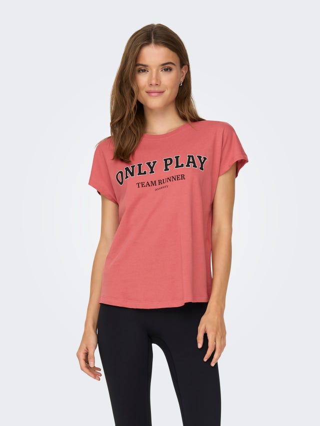 ONLY Training t-shirt with print - 15297020