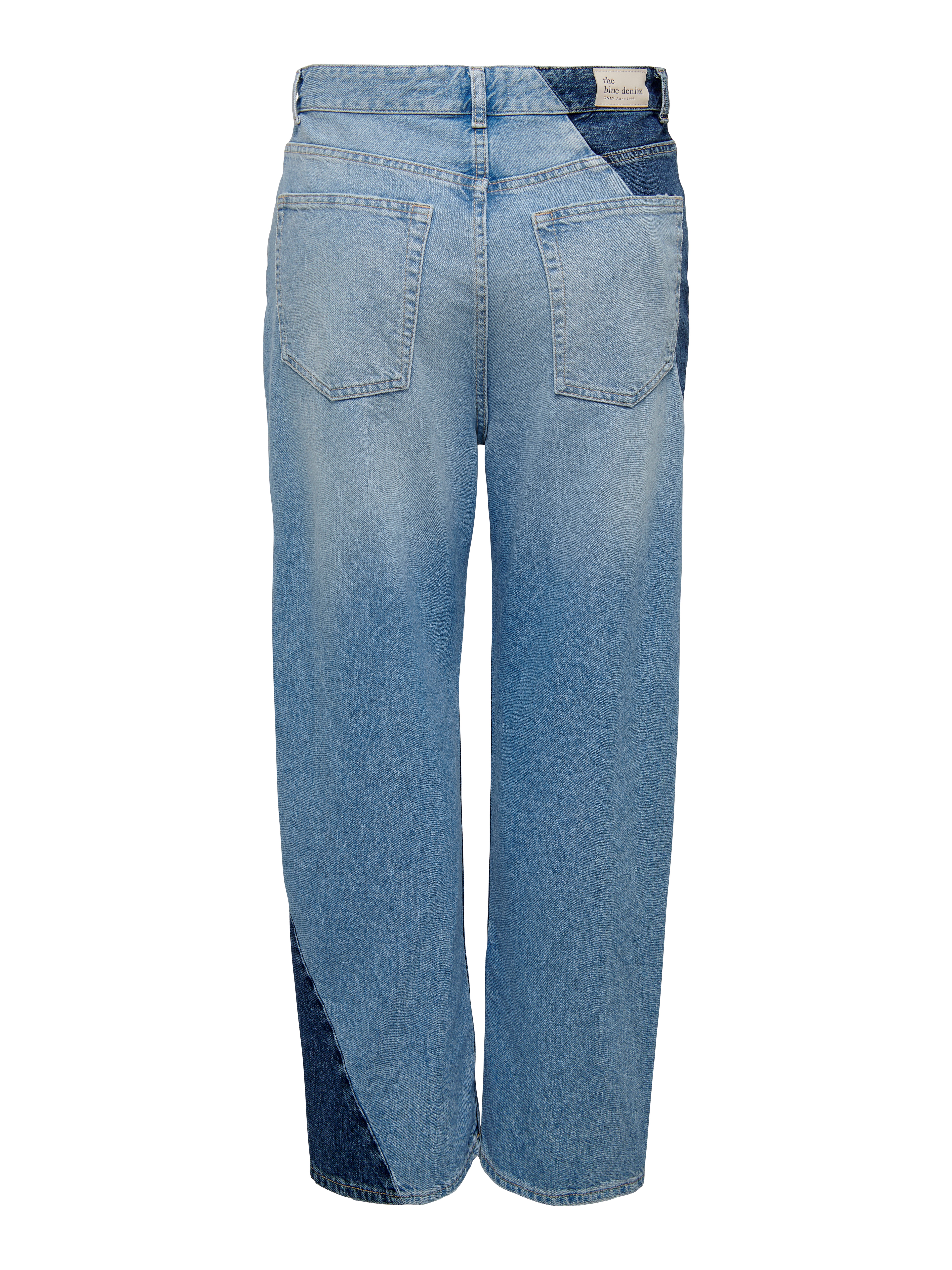 ONLCARRIE Hohe Taille Gerade geschnitten Jeans | Dunkelblau | ONLY®