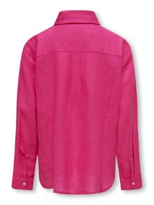 ONLY Hørblanding skjorte -Fuchsia Purple - 15297052