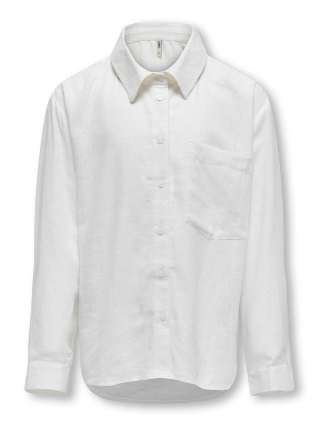 ONLY Normal passform Skjortkrage Manschetter med knappar Skjorta - 15297052