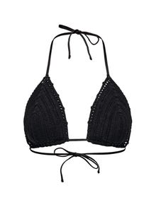ONLY Crocheted beach top -Black - 15297073