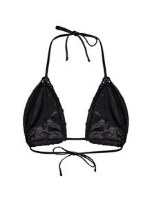 ONLY Hæklet Strandtop -Black - 15297073