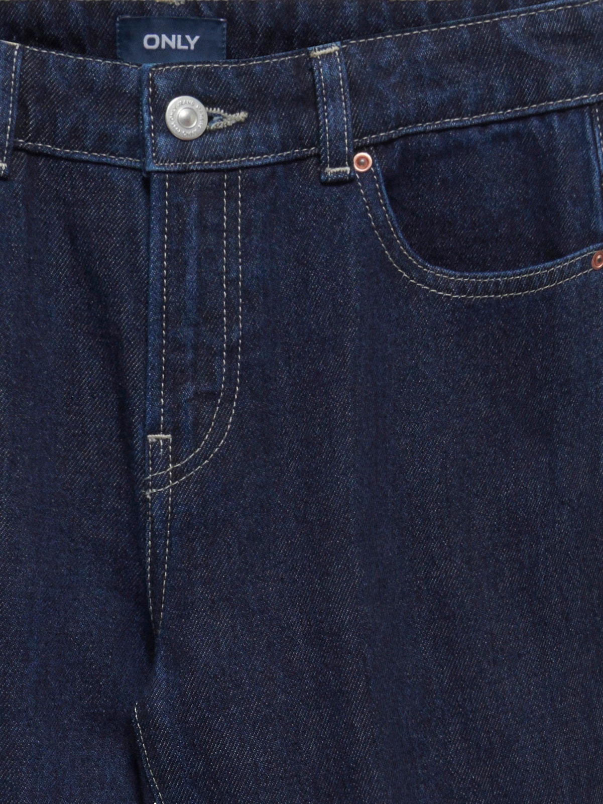 ONLY Jeans Loose Fit -Dark Blue Denim - 15297156