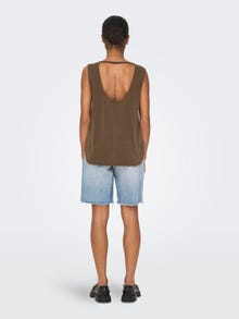 ONLY Normal geschnitten Rundhals T-Shirt -Carafe - 15297181