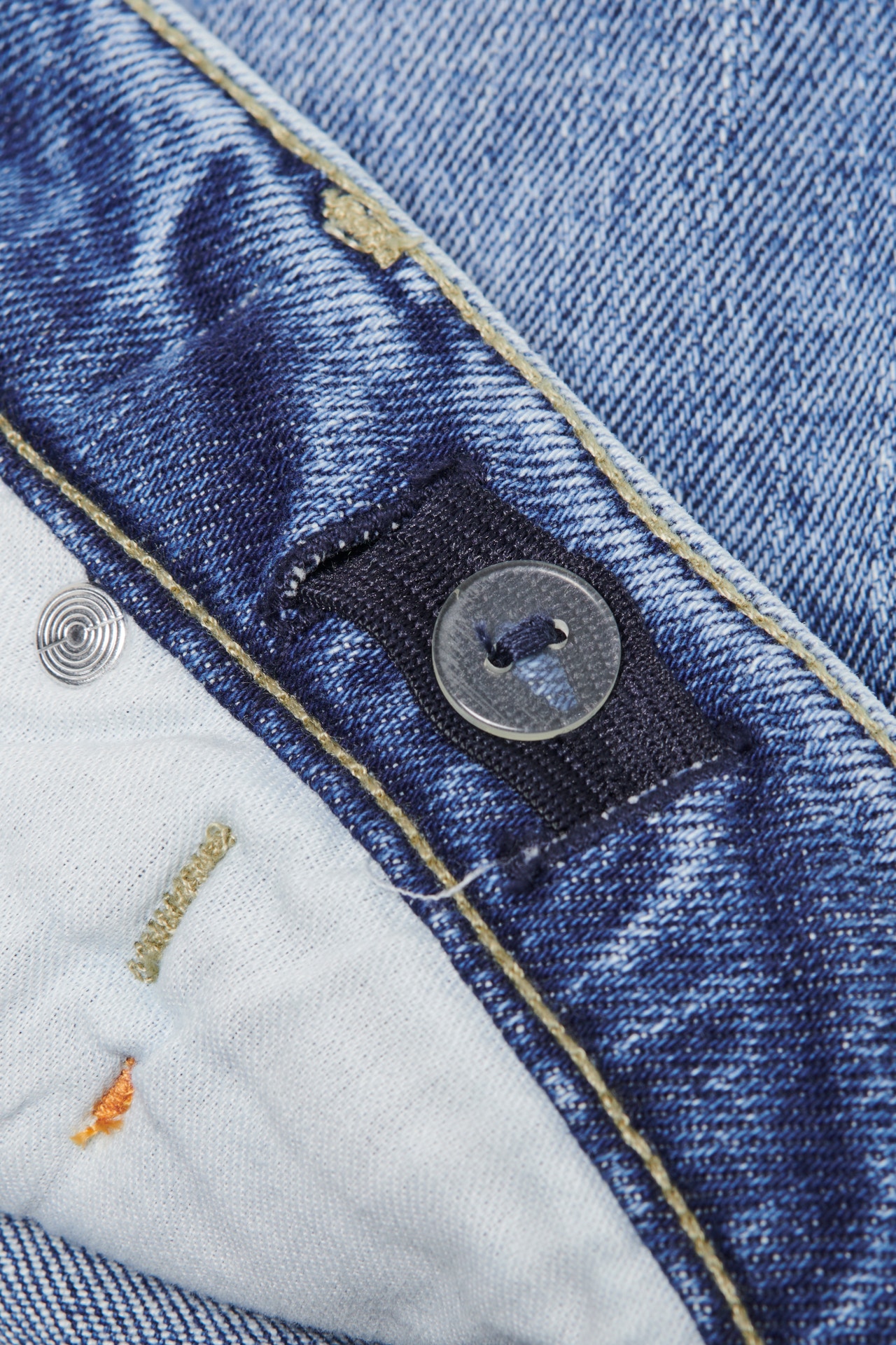 ONLY KOBDENVER Mellemhøj talje Tapered fit Jeans -Medium Blue Denim - 15297275