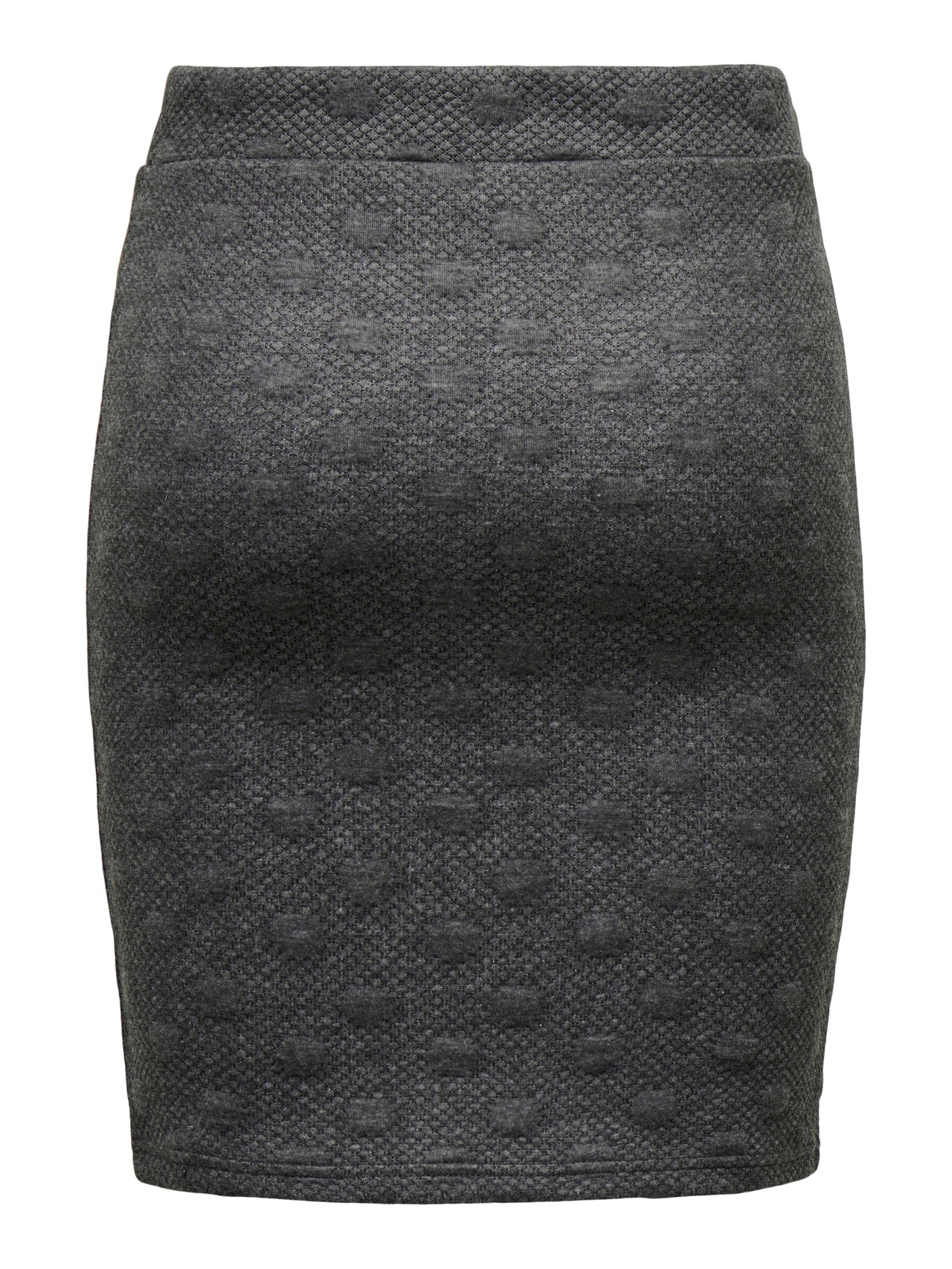 ONLY Nederdel med mønster -Dark Grey Melange - 15297419