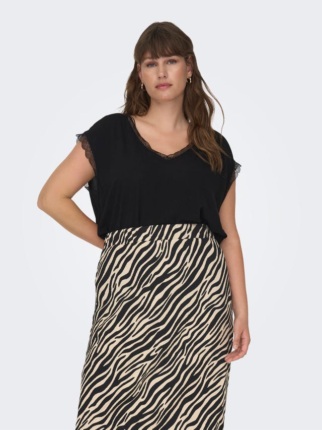 ONLY Curvy viscose top - 15297441