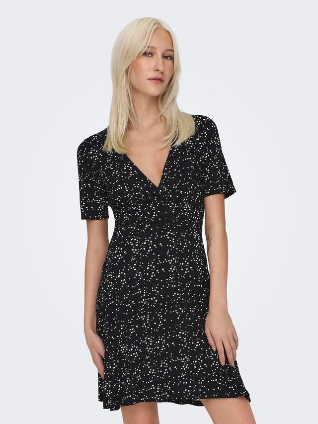 ONLY Mini v-neck dress - 15297612