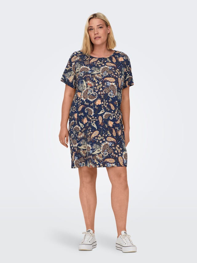 ONLY Curvy printed zip dress - 15298030