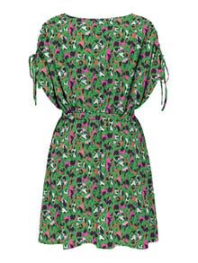 ONLY Mini v-neck dress -Kelly Green - 15298038