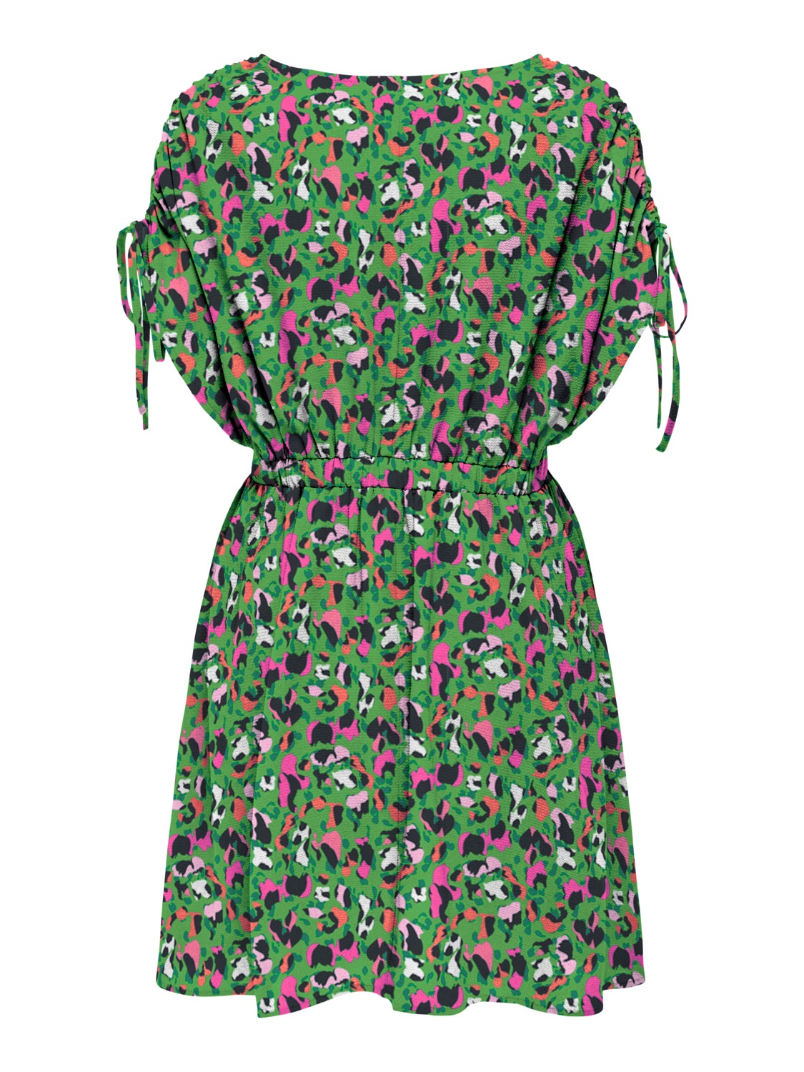ONLY Regular Fit V-hals Kort kjole -Kelly Green - 15298038