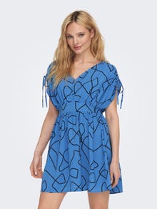 ONLY Mini v-neck dress -Blithe - 15298038
