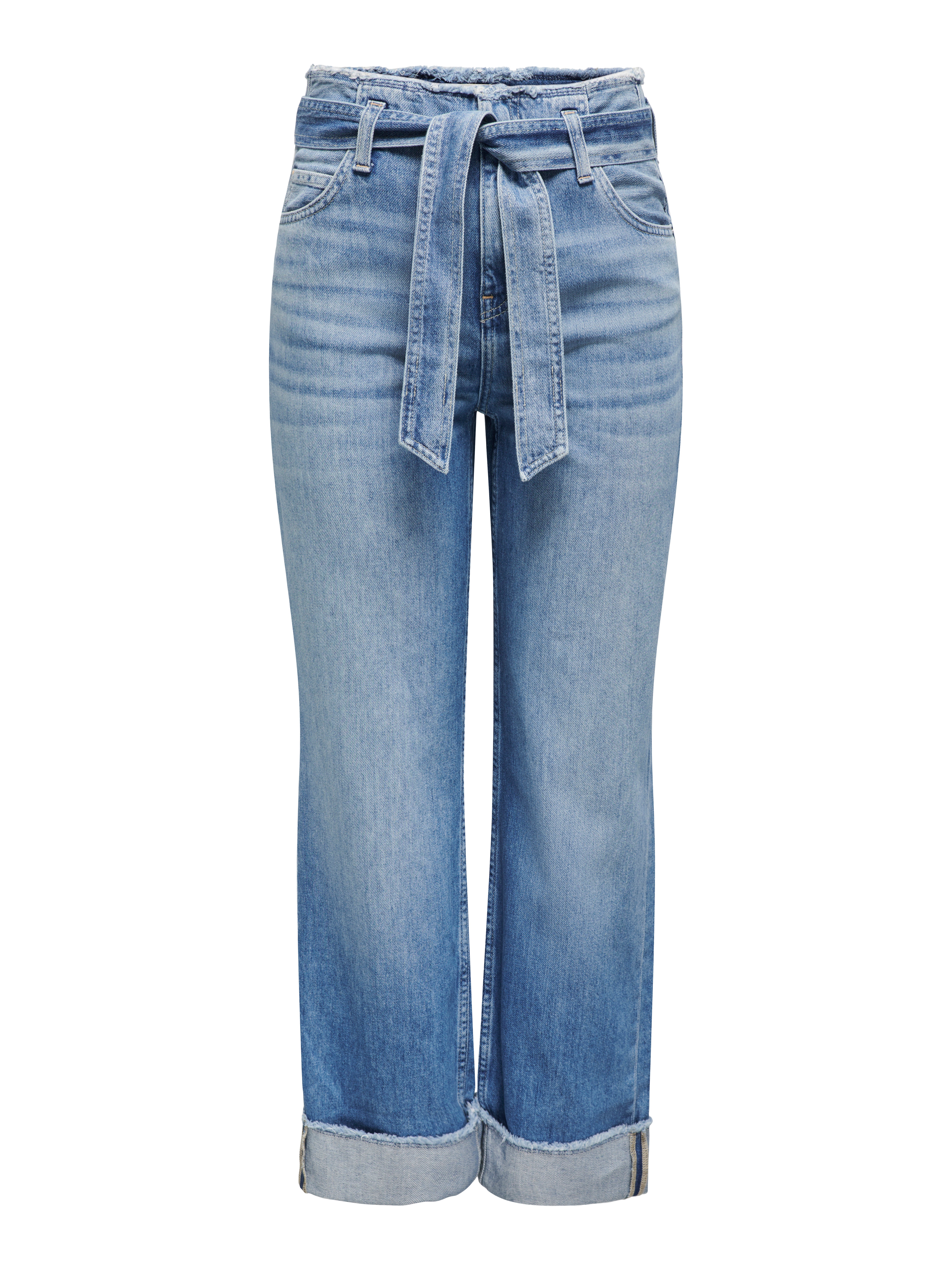 Thumbnail - Onlmaddie Hohe Taille Weiter Beinschnitt Jeans