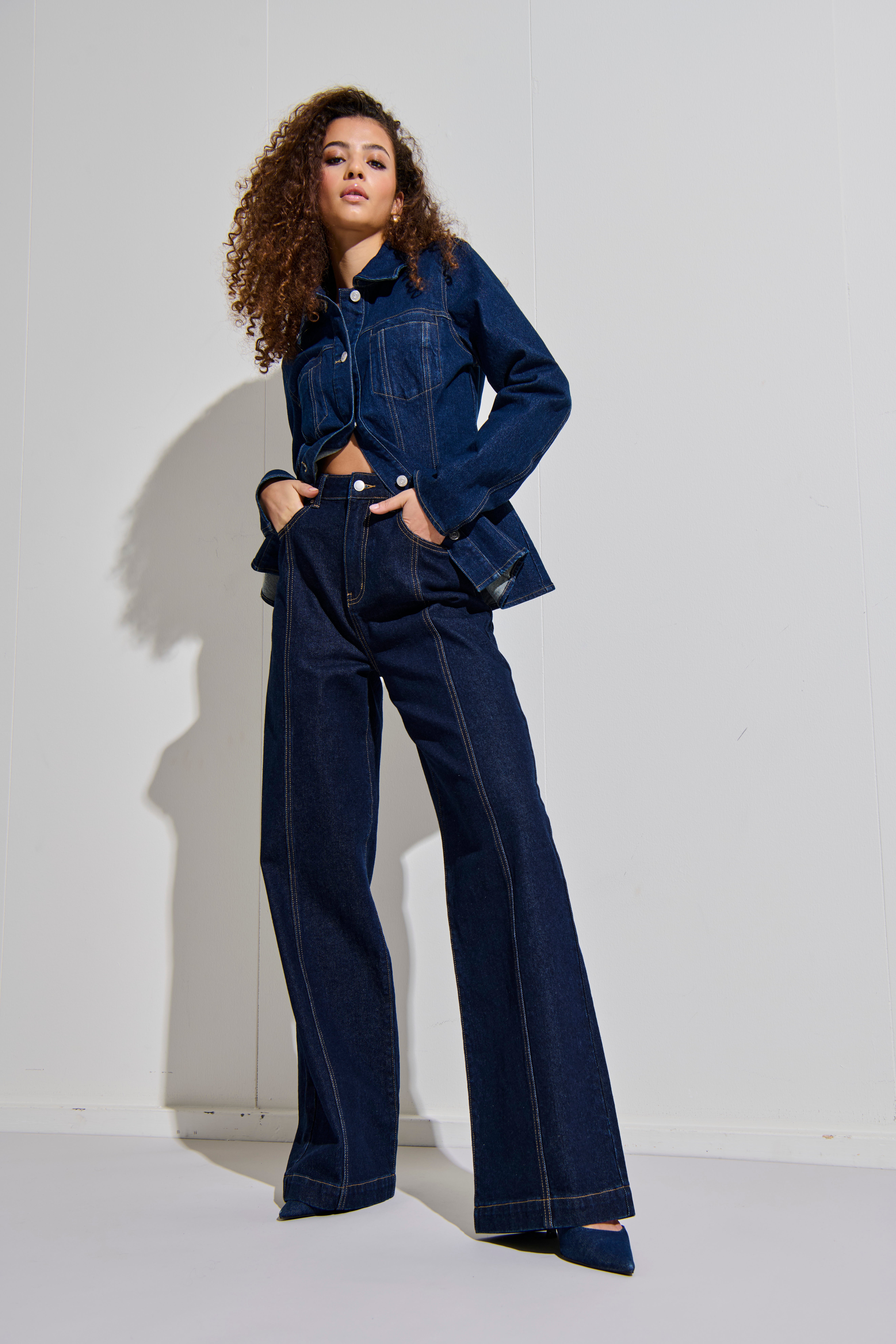Onlhope Sehr Hohe Taille Weiter Beinschnitt Jeans