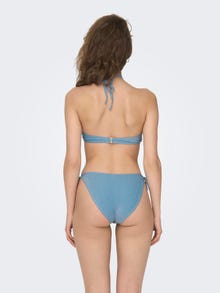 ONLY Glitter bikini top -Little Boy Blue - 15298222
