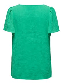 ONLY Regular fit V-Hals Top -Simply Green - 15298228