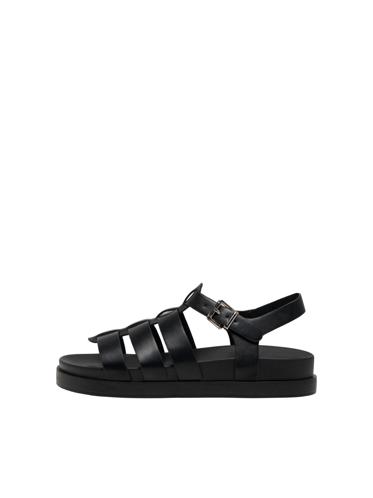 ONLY Faux leather sandals -Black - 15298258