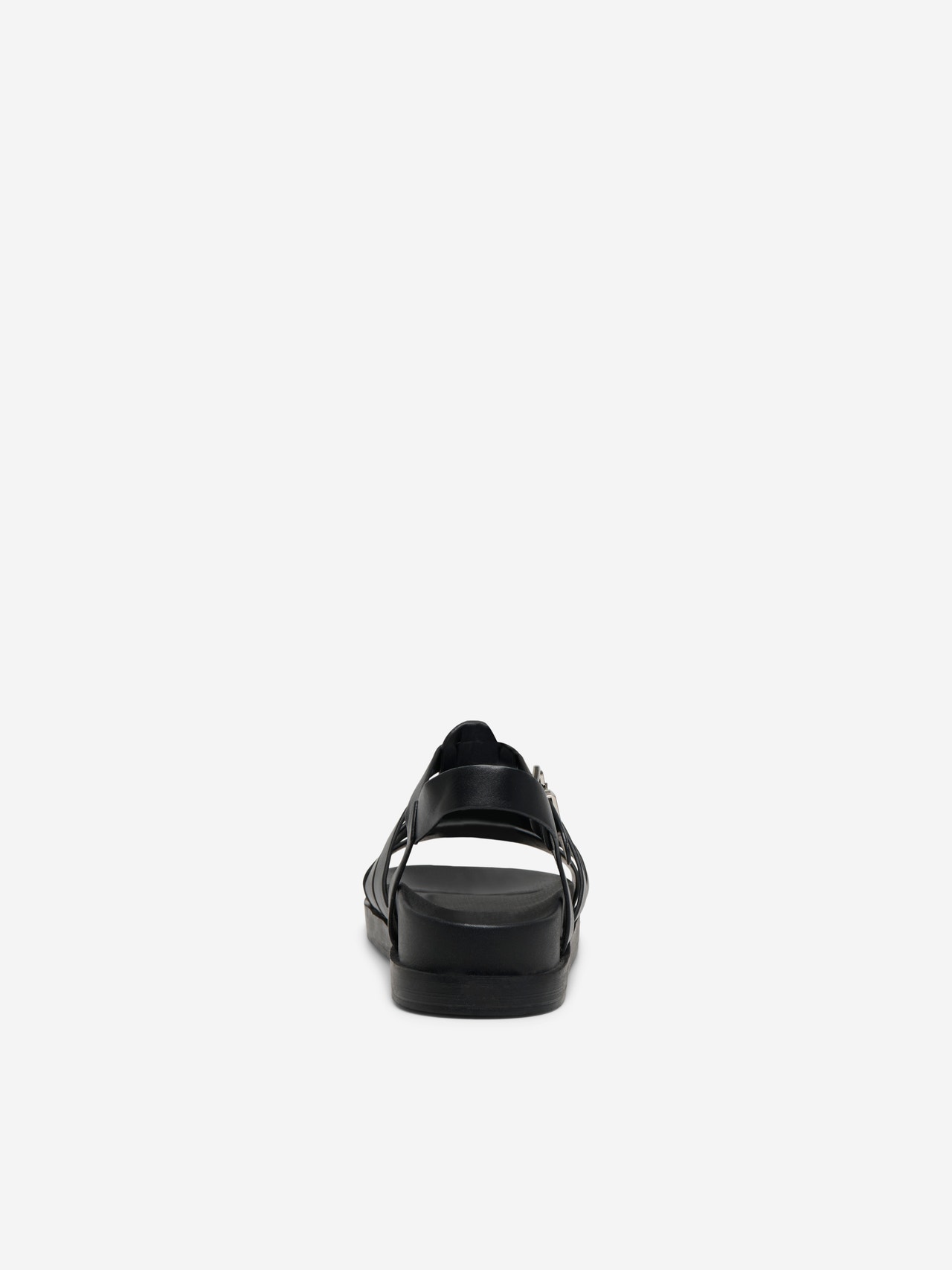 ONLY Imiteret læder sandaler -Black - 15298258