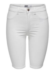 ONLY Skinny Fit High waist Shorts -White - 15298318