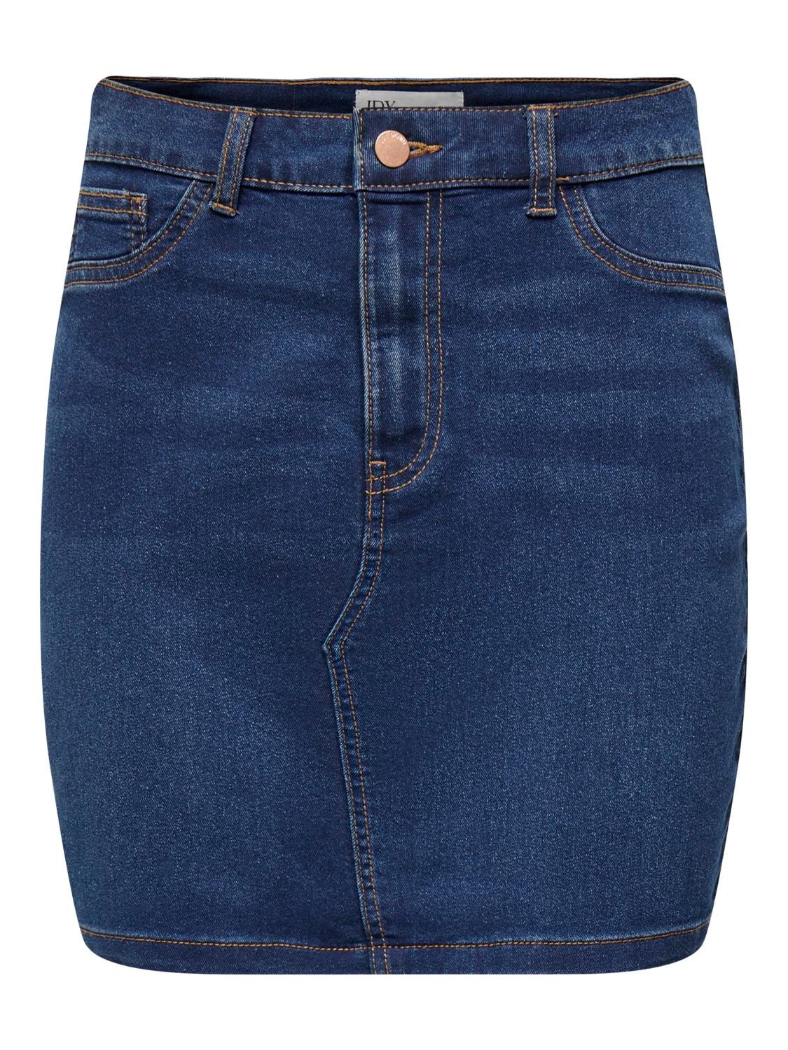 ONLY Short skirt -Dark Blue Denim - 15298345