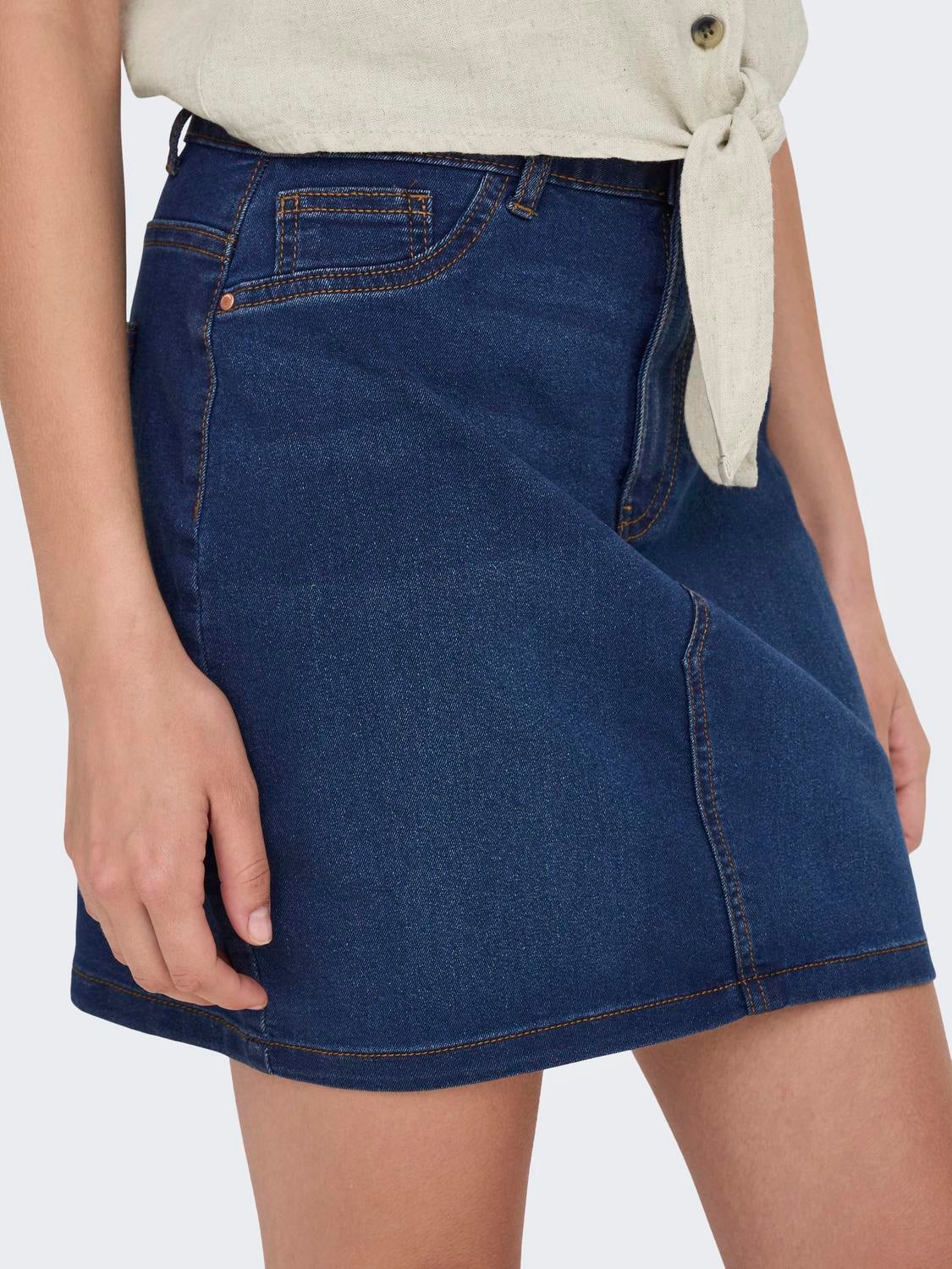 Short skirt | Dark Blue | ONLY®