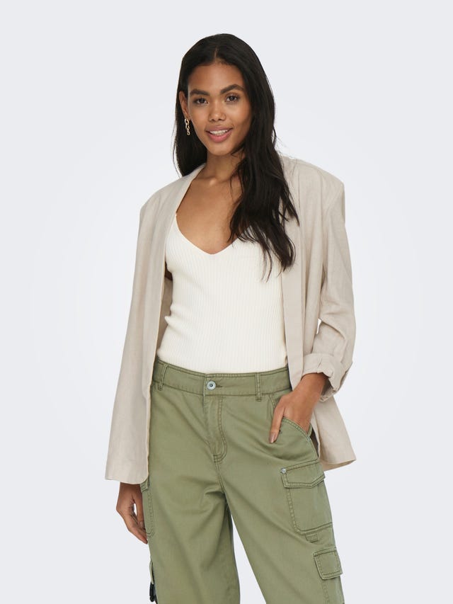 ONLY Blazers Regular Fit Col à revers - 15298384
