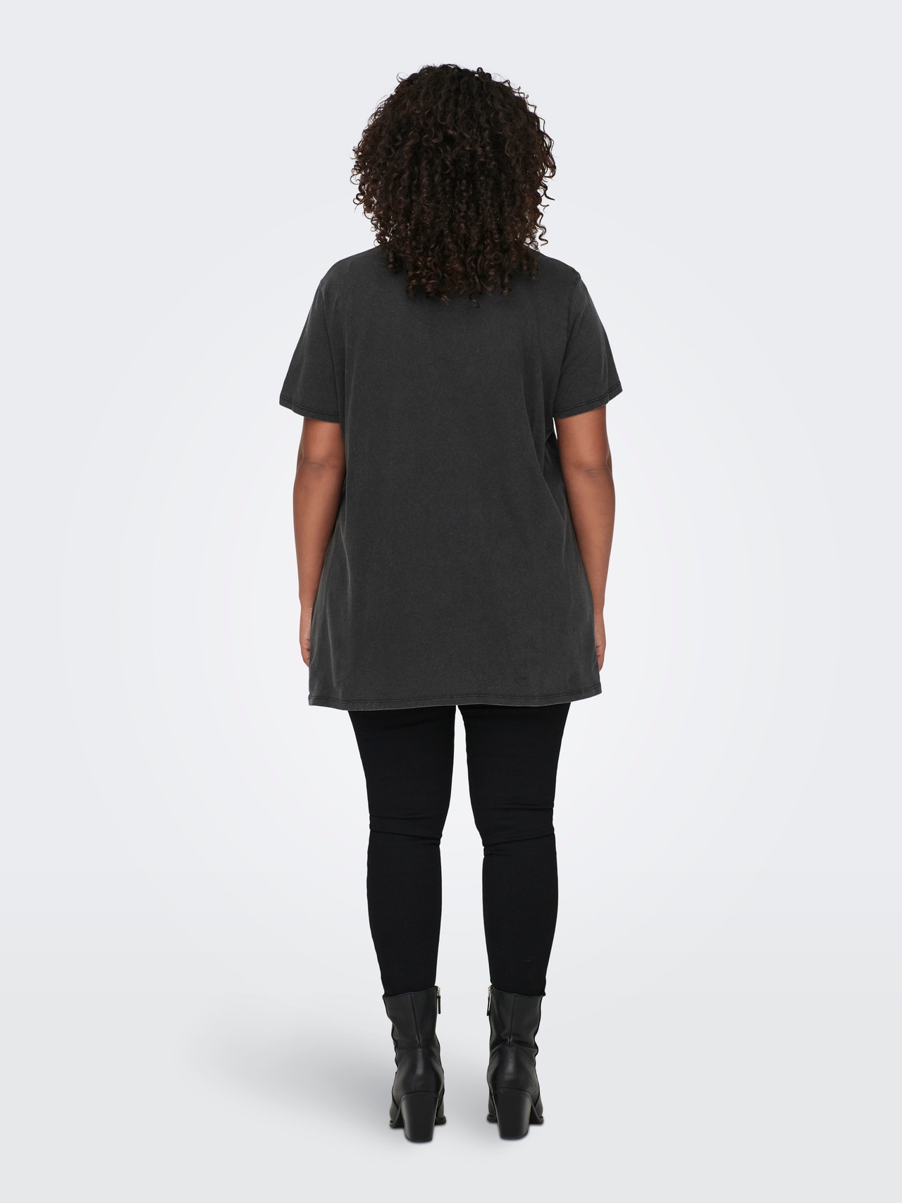 ONLY Normal geschnitten Stehkragen T-Shirt -Black - 15298439