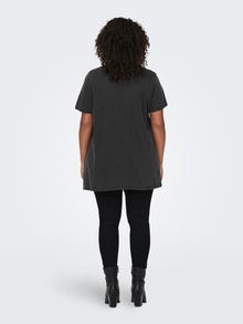 ONLY Regular Fit Mock neck T-Shirt -Black - 15298439