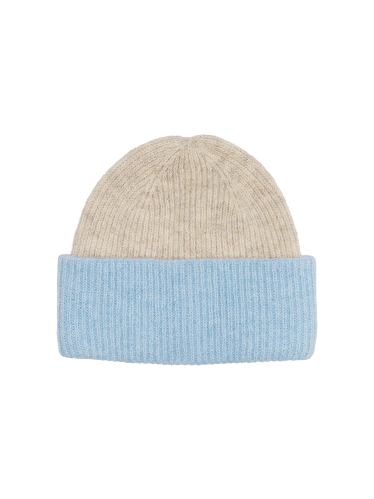 ONLY Rib knitted beanie -Pumice Stone - 15298507