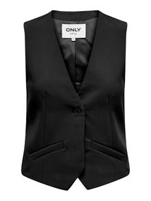 ONLY Tailored Waistcoat -Black - 15298542