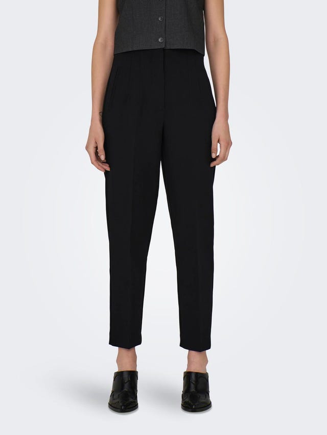 ONLY Classic trousers with high waist - 15298565