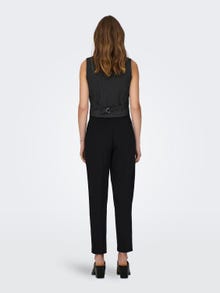 ONLY Classic trousers with high waist -Black - 15298565