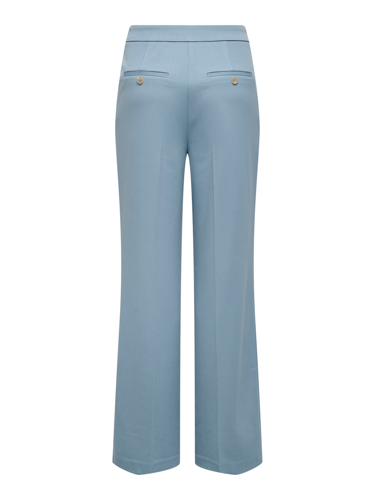 ONLY Basic trousers with high waist -Windward Blue - 15298576