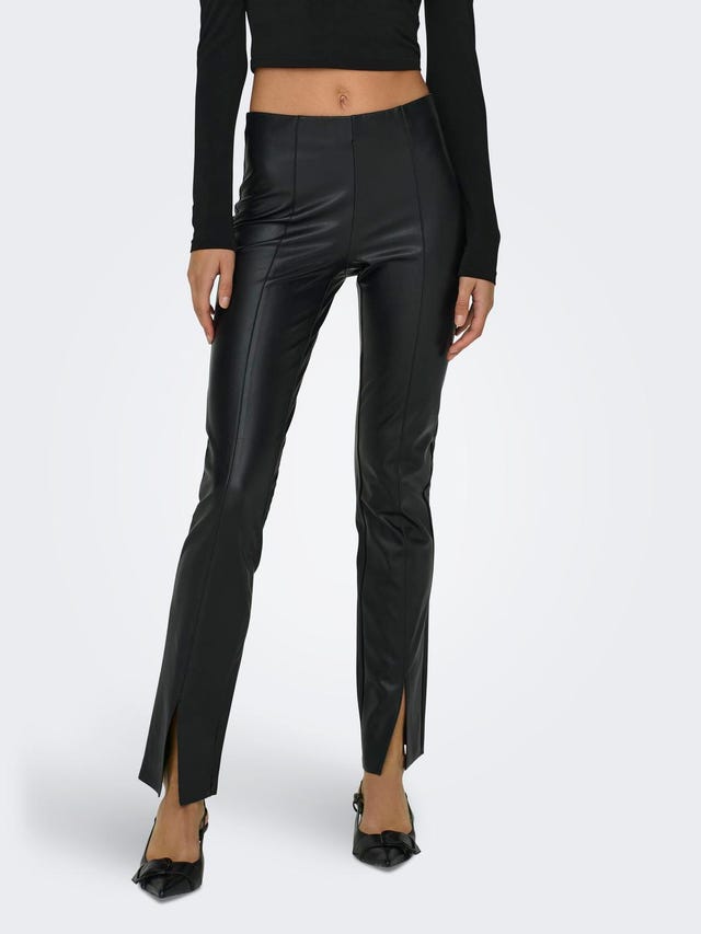 ONLY Skinny fit coated trousers - 15298602