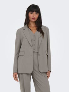 ONLY Classic loose blazer -Brushed Nickel - 15298611