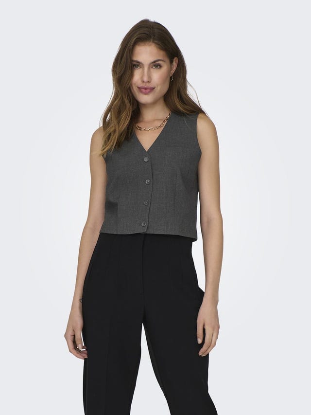 ONLY Cropped tailored vest - 15298615